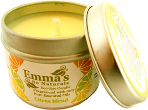Emma's So Naturals Citrus Tin Open