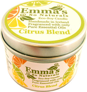 Emma's So Naturals Citrus Tin Candle