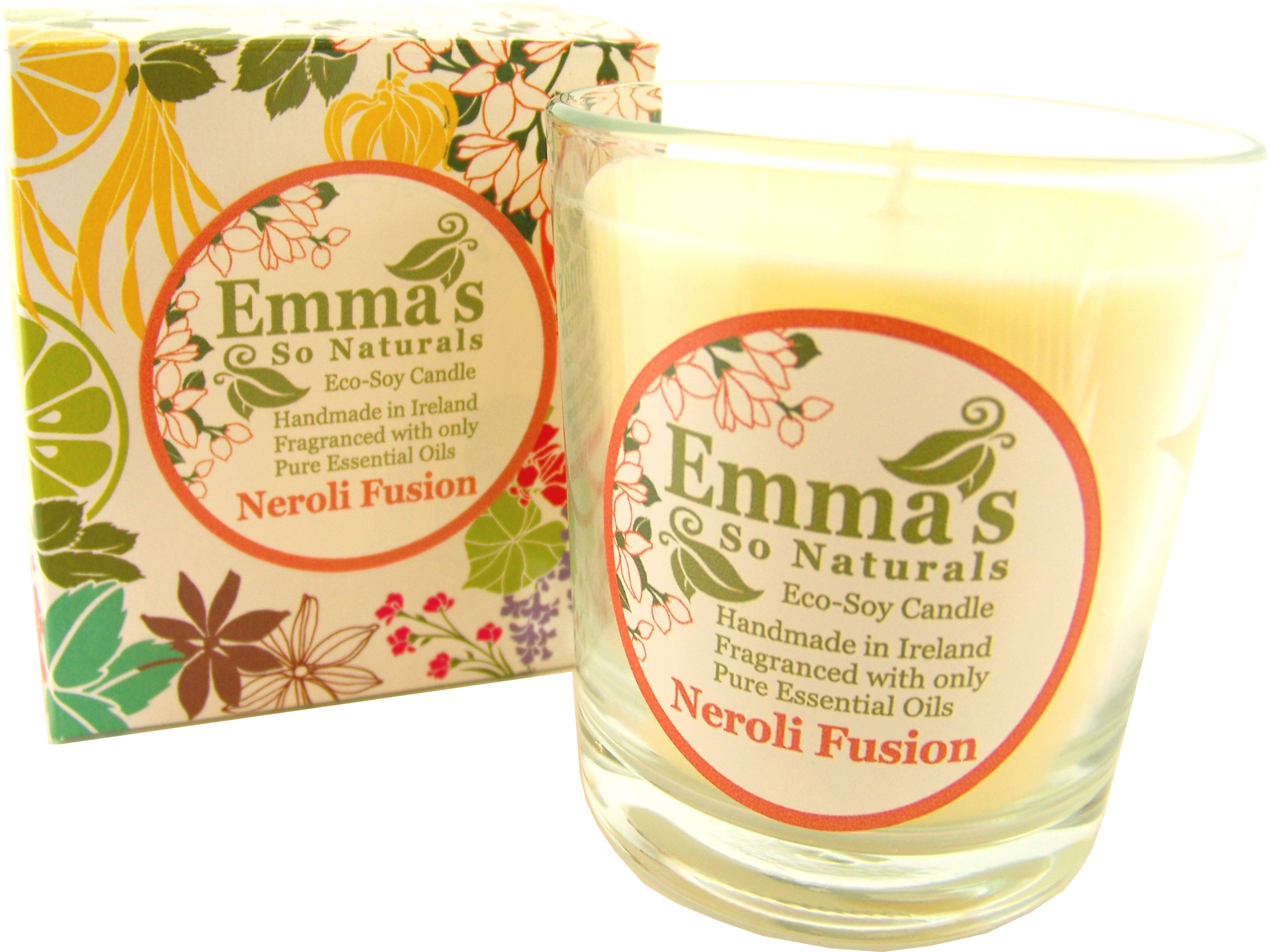 Emma's So Naturals Neroli Tumbler Candle & Box