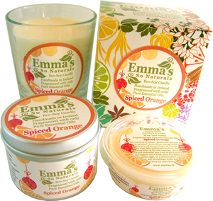 Emma's So Naturals Spiced Orange Tumbler & Box, Tin & Melt