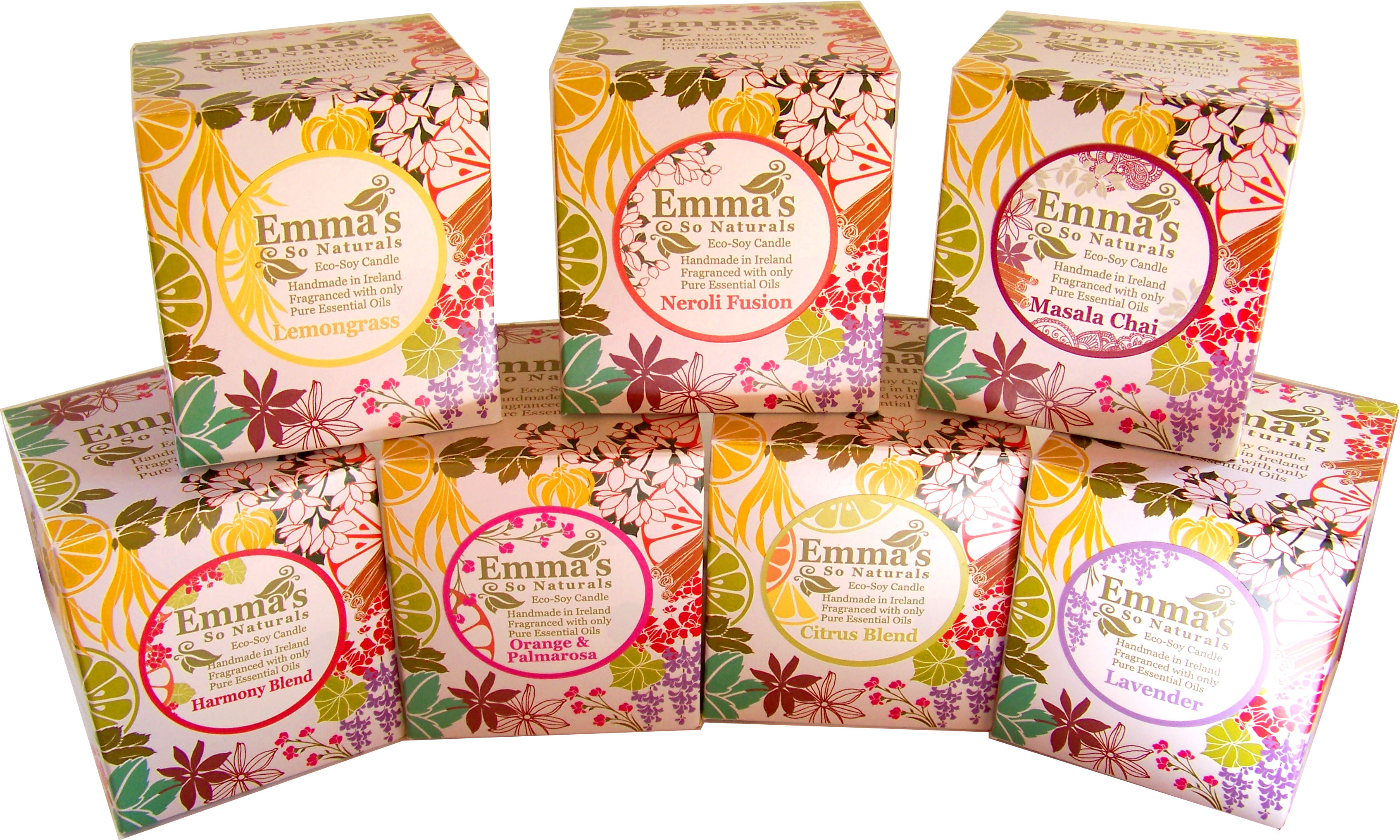 Emma's So Naturals Tumbler Eco-Soy Candles Box Collection