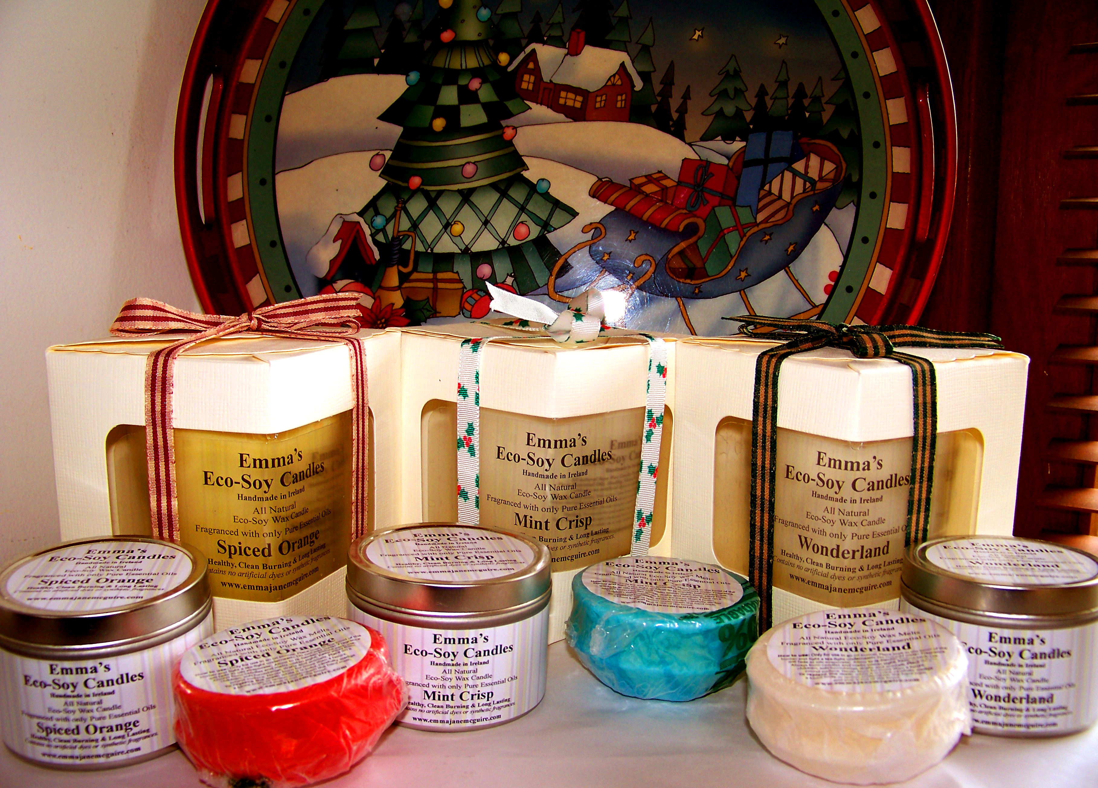 Emma's Eco-Soy Candles Xmass Collection 2012