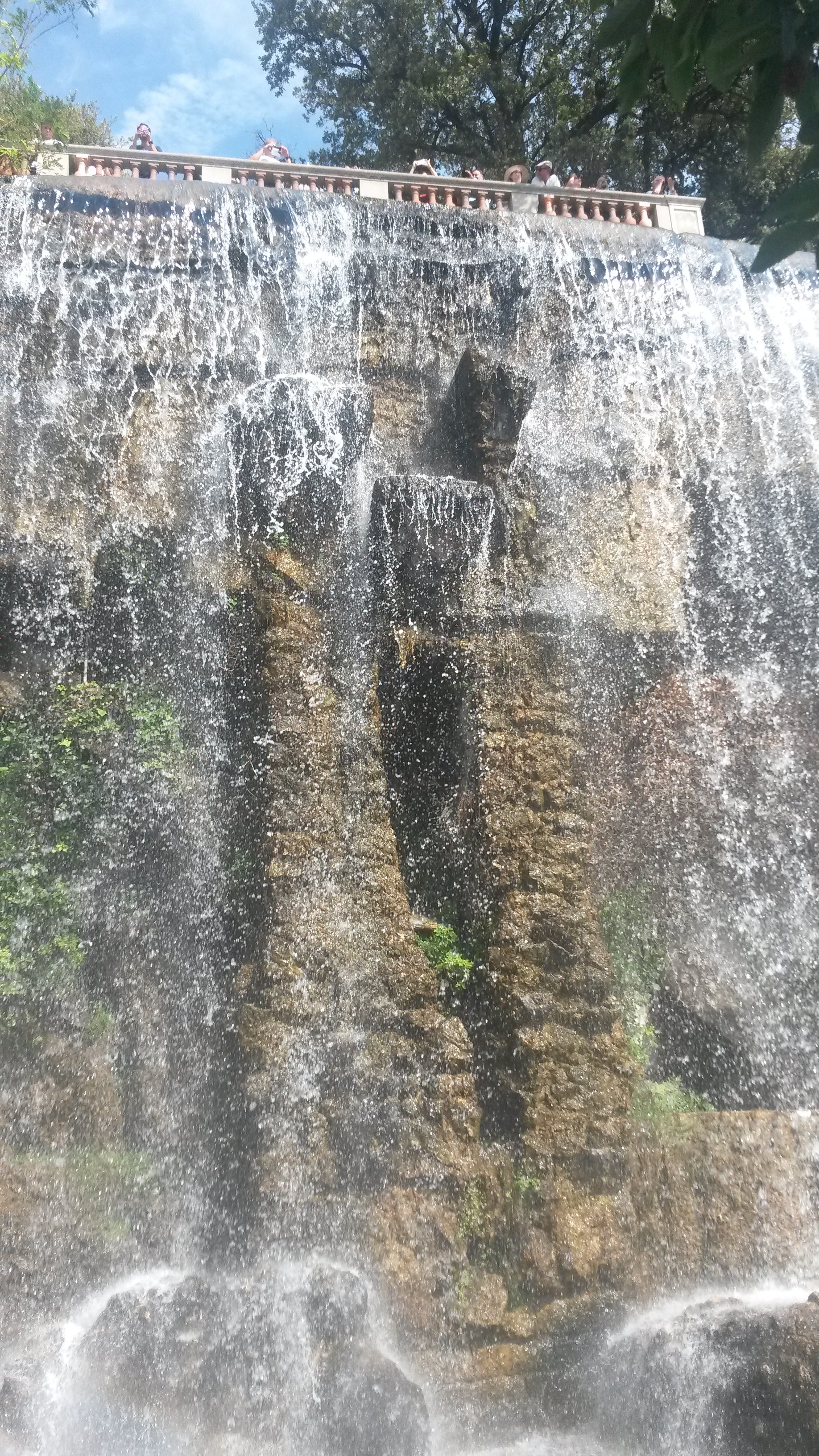 Waterfall at Nice Castle