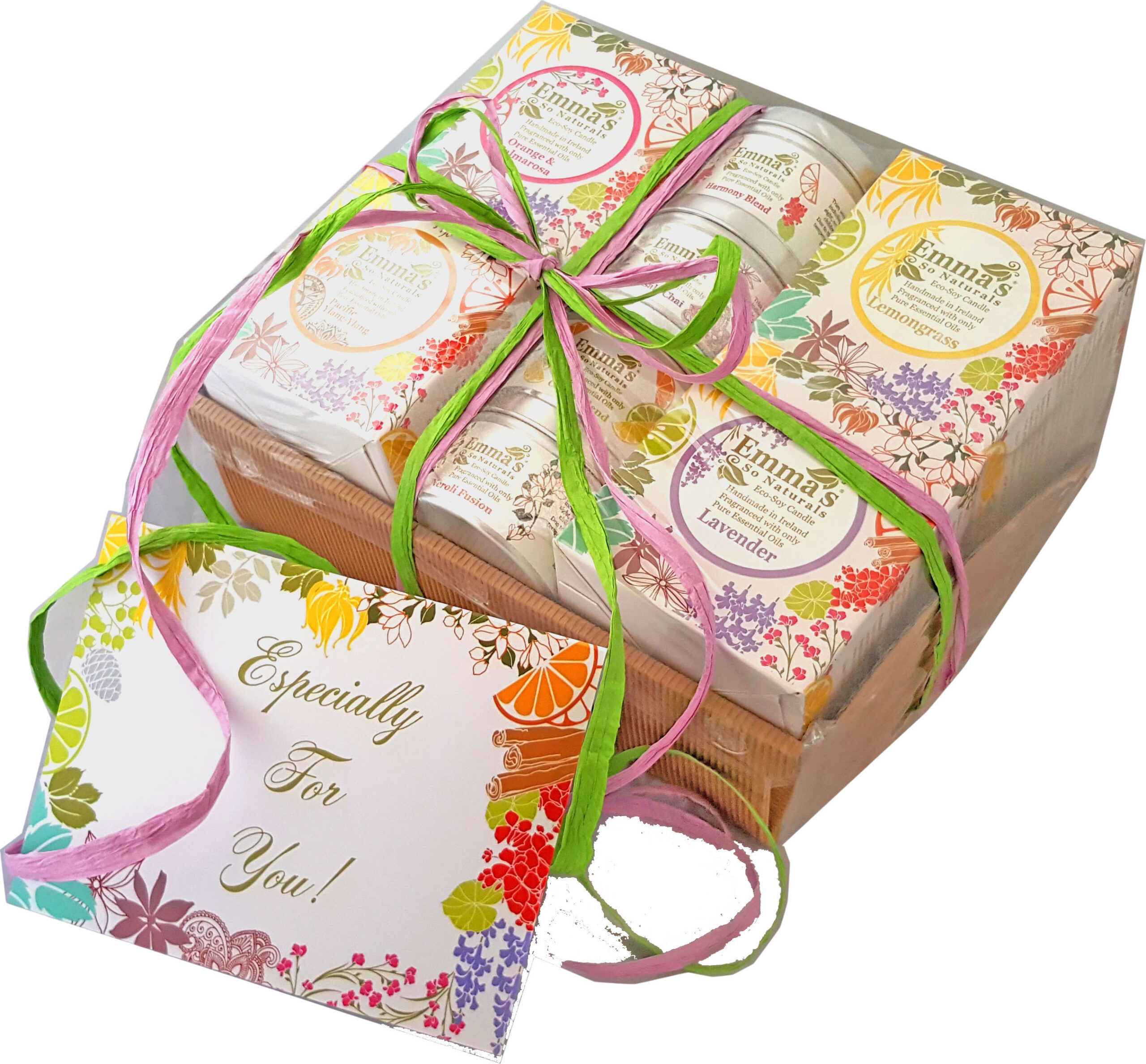 Emma's So Naturals Gift Wrapped Hamper & Greeting Card