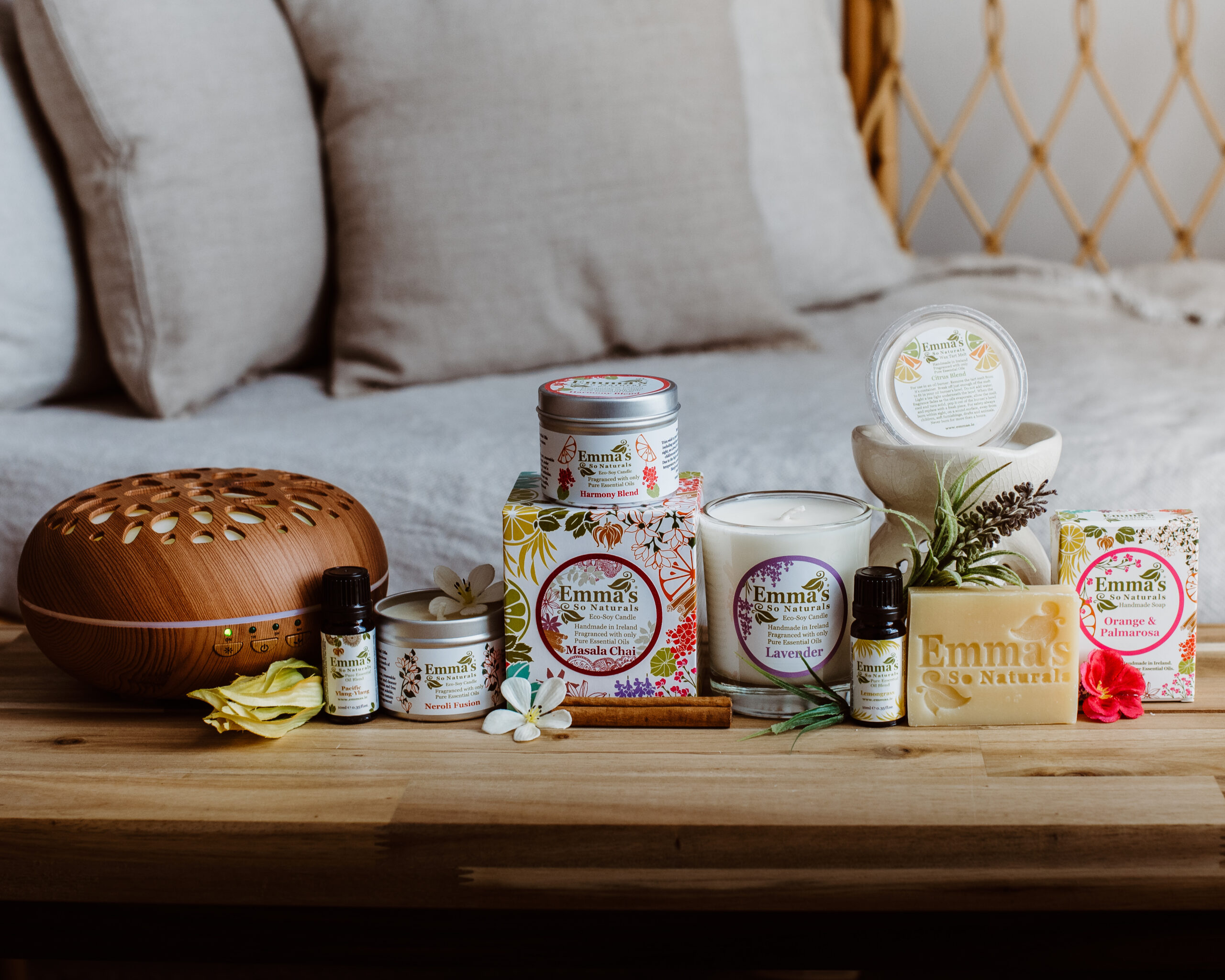 Emma's_So_Naturals_Full_Collection_Soy Candles_Aroma_Diffuser_Oil_ Soap